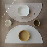 Mushie Silikon-Platzdeckchen, Shifting Sand, Tischset, BPA-frei