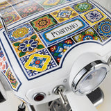 Ariete Positano Espressomaschine, Mediterranes Design, Siebträger Kaffeemaschine, 15 Bar