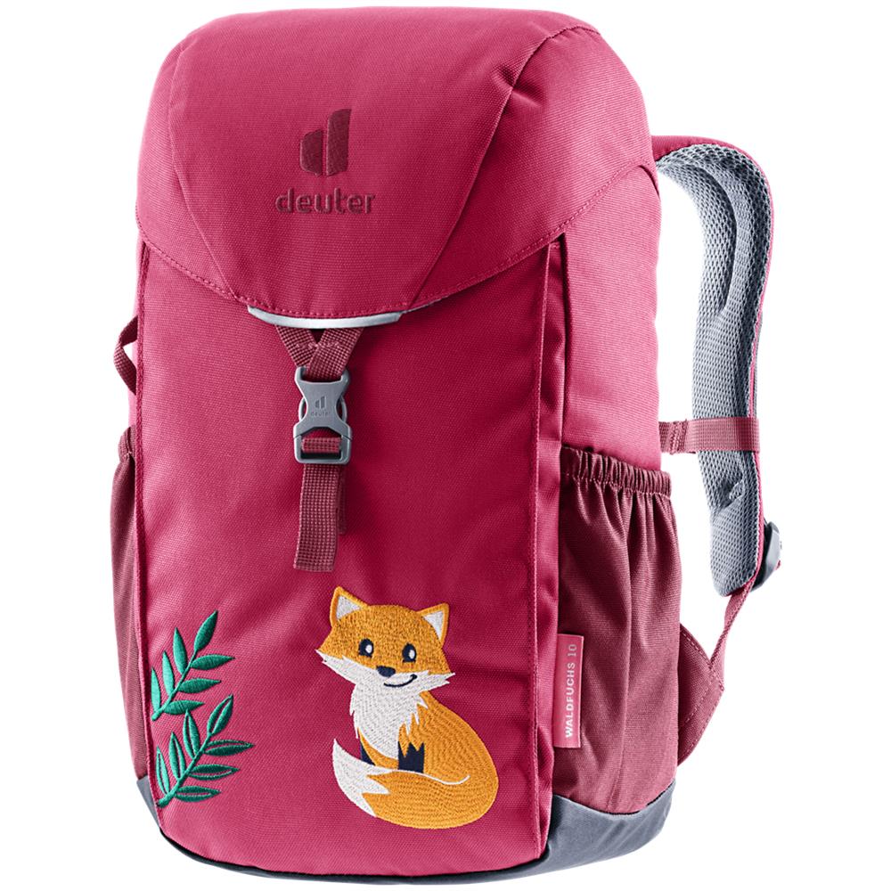 Deuter Waldfuchs, Kinderrucksack, ruby-maron (rot), 10L, Kindergartenrucksack, Wanderrucksack