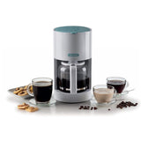 Ariete Breakfast Filterkaffeemaschine, Weiß, 12 Tassen Kaffeemaschine, Klassisches Design