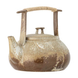 Bloomingville Ikigai Teekanne – Steingutkanne in Braun-Beige, 1550 ml, rustikales Design