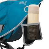 NILS CAMP ultraleichter Faltstuhl in Blau - kompakter Campingstuhl für Trekking, Angeln & Outdoor