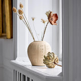 Bloomingville Taym Deko‑Vase natur D20 cm aus Terrakotta – dekorative Vase für Wohnzimmer & Flur