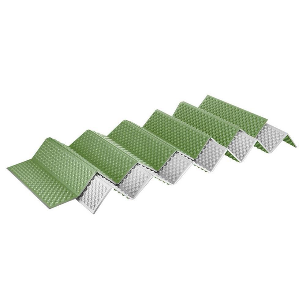 NILS CAMP Campingmatte faltbar 195 cm in Grün - isolierende Outdoor Matte für Trekking & Camping