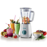 Ariete Breakfast Standmixer, Weiß, 1,5L Mixer mit Ice Crush Funktion, Klassisches Design