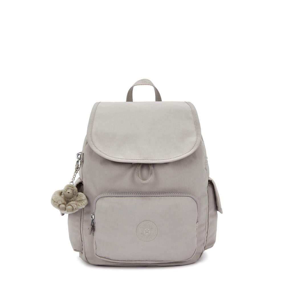 Kipling CITY PACK S, Kleiner Rucksack, Grey Gris (grau), 9L, Kompakt & Stylisch