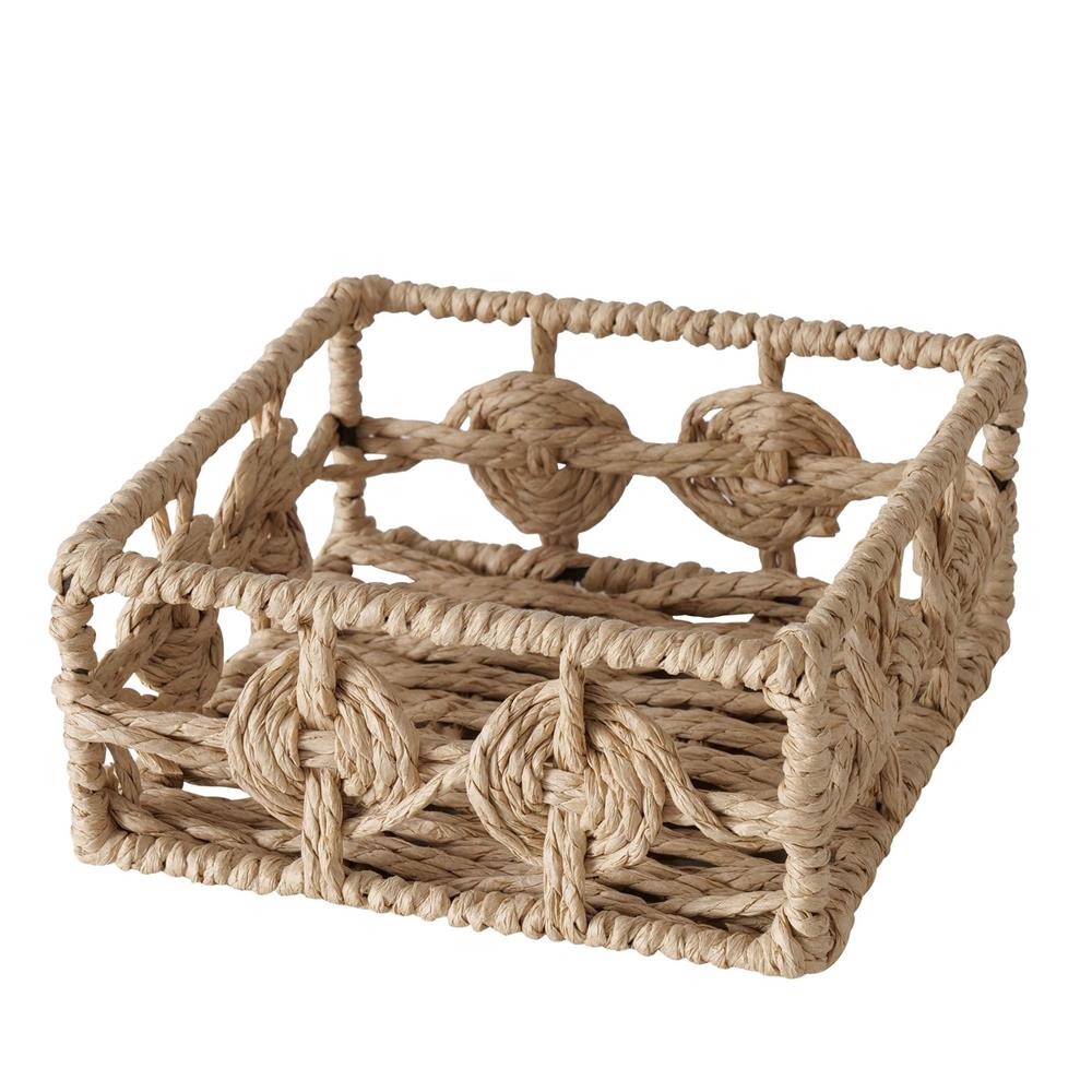 BOLTZE Serviettenhalter Charis Natur 18 x 18 x 6 cm Quadratisch