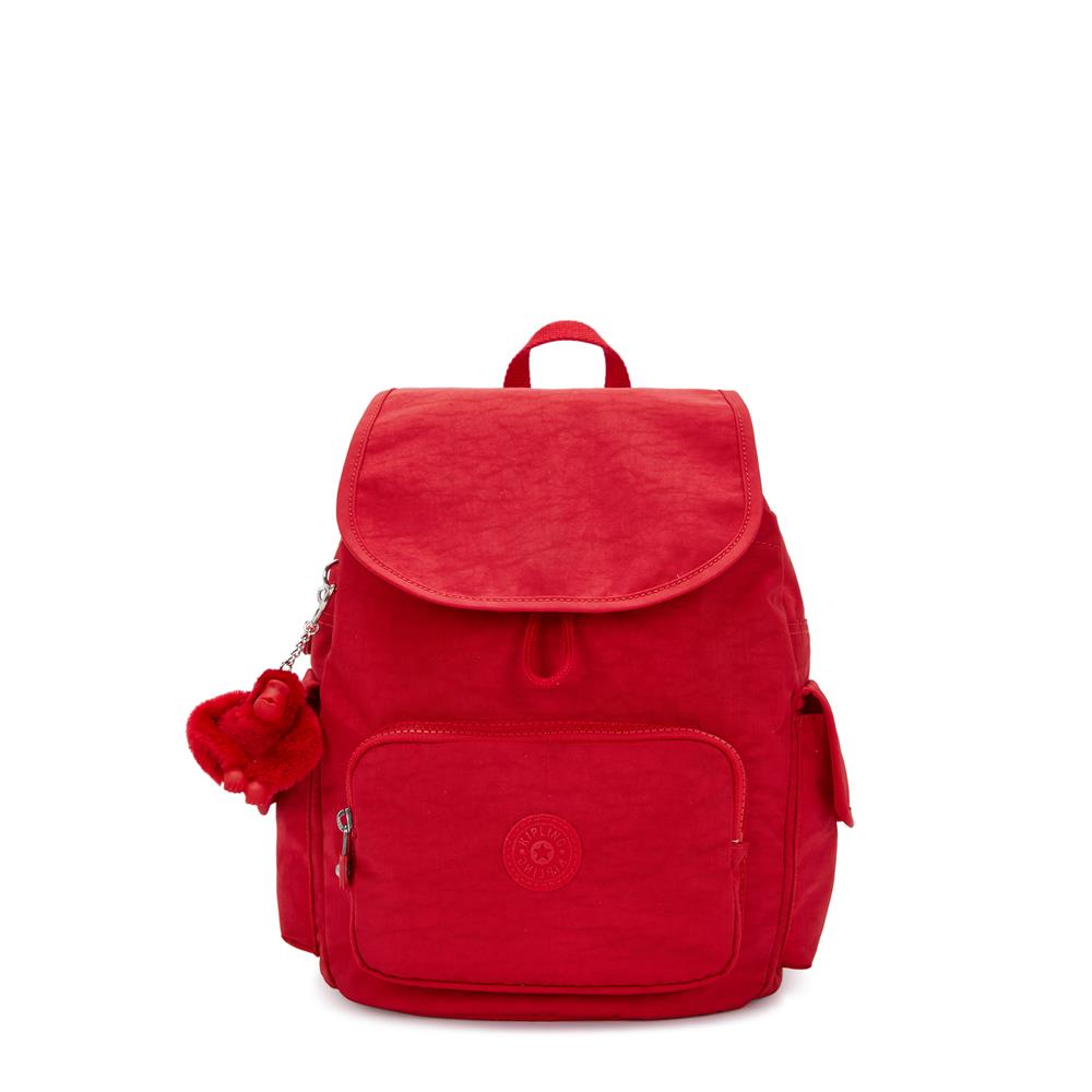 Kipling CITY PACK S, Kleiner Rucksack, Red Rouge (rot), 9L, Kompakt & Stylisch