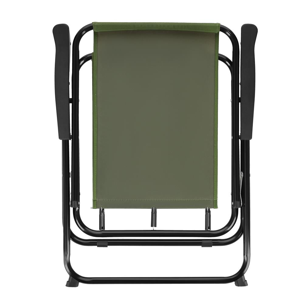NILS CAMP klappbarer Campingstuhl in Grün - stabiler Outdoor Stuhl für Camping, Garten & Angeln