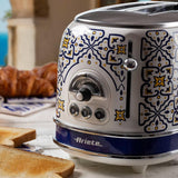 Ariete Capri Toaster, Mediterranes Design, 2-Scheiben-Toaster mit 6 Bräunungsstufen