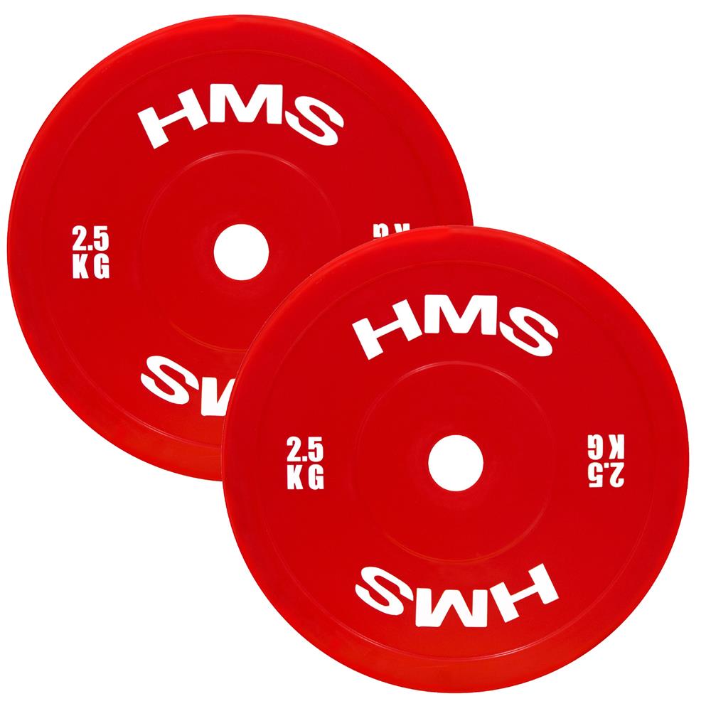 Hantelscheiben 2,5 kg Gewichtheberscheiben 50 mm, 2 Stück | HMS TPP02