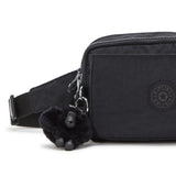 Kipling ABANU MULTI, 2-in-1-Crossbody- und Bauchtasche, Black Noir (schwarz), Schultertasche