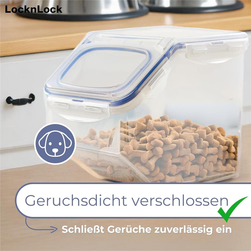 LocknLock PP Classic Küchen-Caddy 5 L mit Klappdeckel, BPA-frei