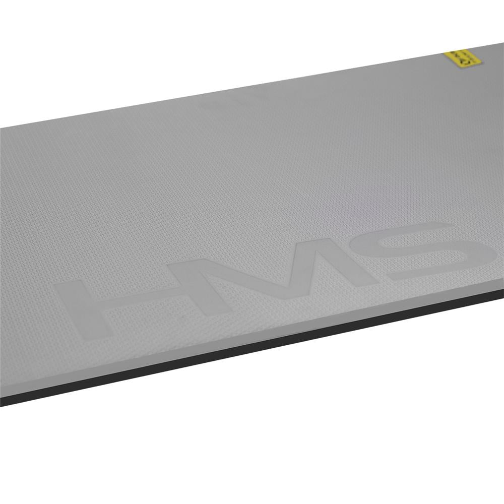 HMS Premium MFK01 Fitnessmatte 110x55 cm 15 mm Grau/Schwarz