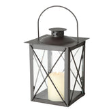 BOLTZE Laterne Farol Höhe 20 cm Windlicht in braun aus Metall