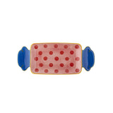 Bloomingville Caramella Bonbon Servierplatte Bunt Steingut 25,5x10,5cm