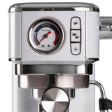 Ariete Moderna Espressomaschine Slim, Weiß, Siebträgermaschine, 1-Tassen-Kaffeemaschine