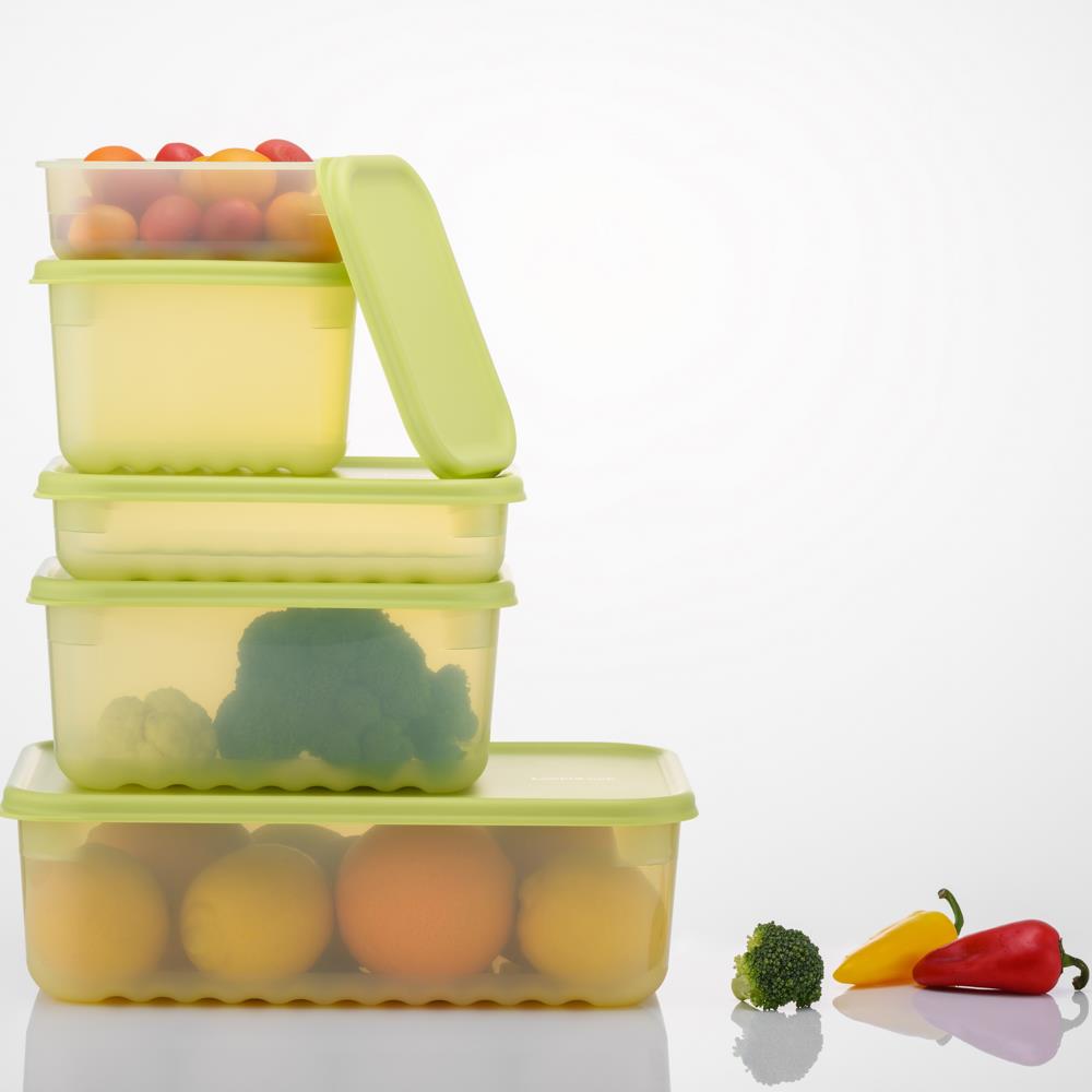LocknLock Fresh Block Frischhaltedosen 3,2 L 2er Set - Vorratsdose XL BPA-frei