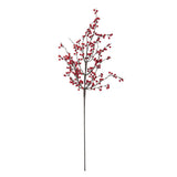 Bloomingville Ilex Stiel, Rot, Kunstzweig mit Beeren Weihnachtsdeko 92 cm
