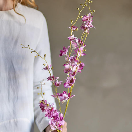 Bloomingville Orchid Kunstblume Stiel Rosa 109 cm