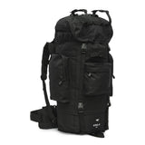 NILS CAMP Militärrucksack Eagle 70L Schwarz - Trekking Rucksack Outdoor Camping Survival