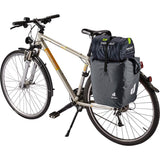 deuter Weybridge, Fahrradtasche, graphite (grau), 25L+5L, mit Bagfix-Halterung