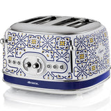 Ariete Capri Toaster, Mediterranes Design, 4-Scheiben-Toaster mit 6 Bräunungsstufen