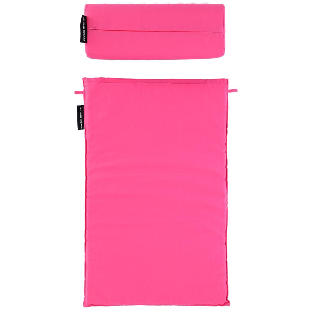 Akupressurmatte mit Kissen Rosa/Weiß 11088 Druckpunkte | HMS Premium AKM01