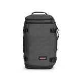 Eastpak CARRY PACK, Reiserucksack, Black Denim (schwarz), 30L, Reisetasche mit Flaschenhalter und Laptopfach