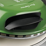G3Ferrari elektrischer Pizzaofen Delizia 1200 W für Pizza Ø 31cm grün Pizzamaker mit feuerfestem Naturstein