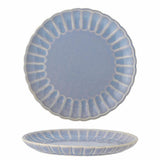 Bloomingville Latina Teller, Blau, 27 cm, Steingut, Speiseteller, dänisches Design