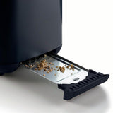 Ariete Breakfast Toaster, Dunkelgrau, 2-Scheiben-Toaster mit Sandwichzangen, Klassisches Design