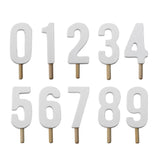 Bloomingville MINI Junaid Geburtstagsdekoration für Kindergeburtstag, Rosa, Geburtstagszug mit Zahlen