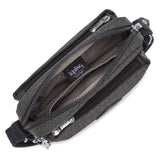 Kipling ABANU Small Umhängetasche Black Peppery 2 Liter Grau Crossbody