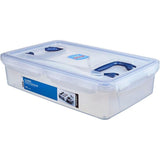 LocknLock Classic Aufbewahrungsbox 10 L mit Griffen - Vorratsbehälter stapelbar luftdicht