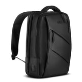NILS Laptop Rucksack 15L Schwarz - mit USB- und USB-C-Anschlüssen Arbeit Schule Uni Reisen