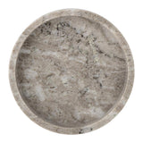 Bloomingville Ivette Tablett, rund, Marmor, 20 cm, dekorative elegante Schale