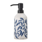 Bloomingville Aurora Seifenspender Blau Steingut, handbemalt, 19,5 cm – stilvoll & praktisch