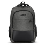 NILS City Rucksack 18L Grau - Laptoprucksack mit USB- und USB-C-Anschlüssen Arbeit Uni Alltag