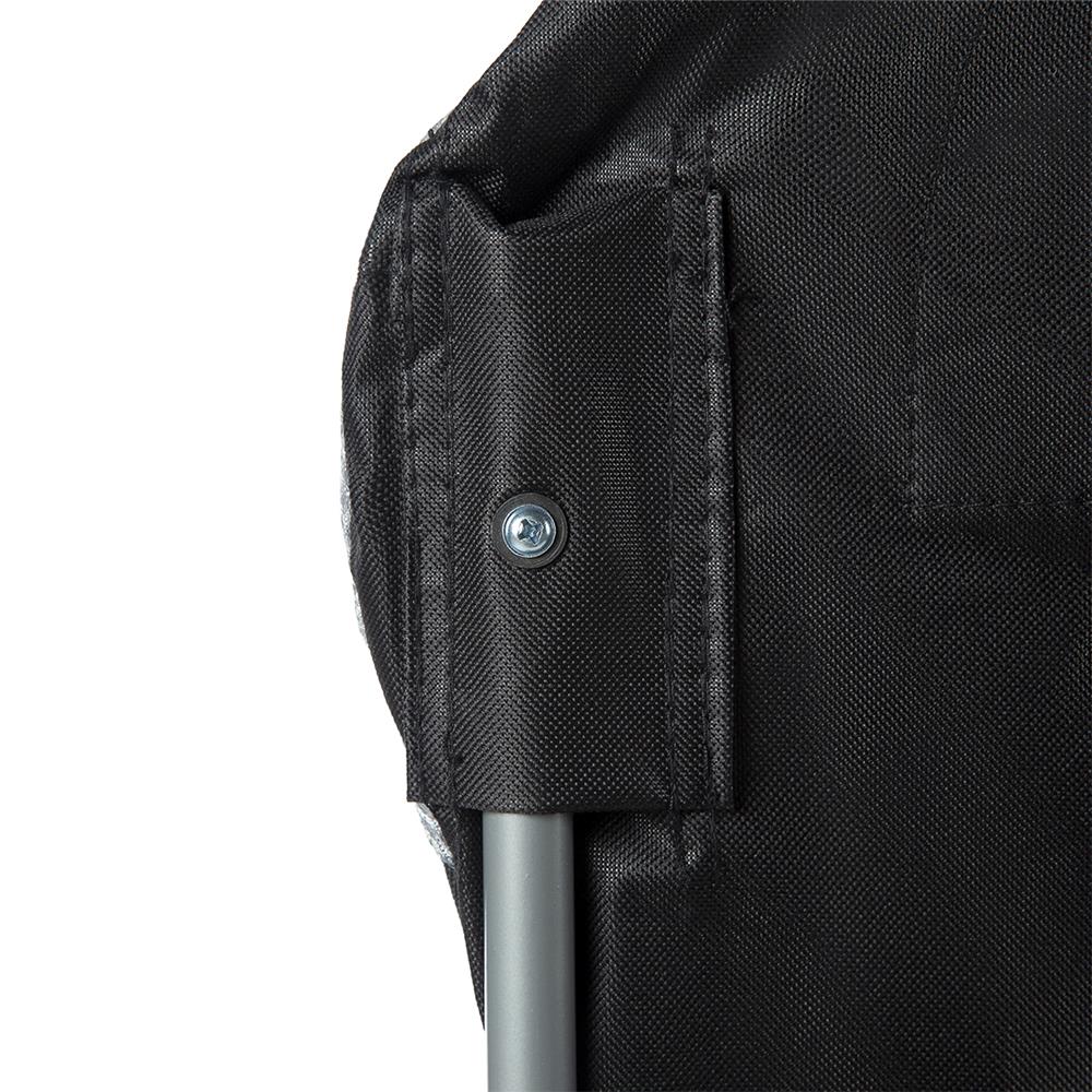 NILS CAMP Campingstuhl Grün - großer gepolsterter Klappstuhl mit Armlehnen für Camping & Garten