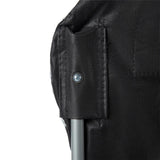 NILS CAMP Campingstuhl Grün - großer gepolsterter Klappstuhl mit Armlehnen für Camping & Garten