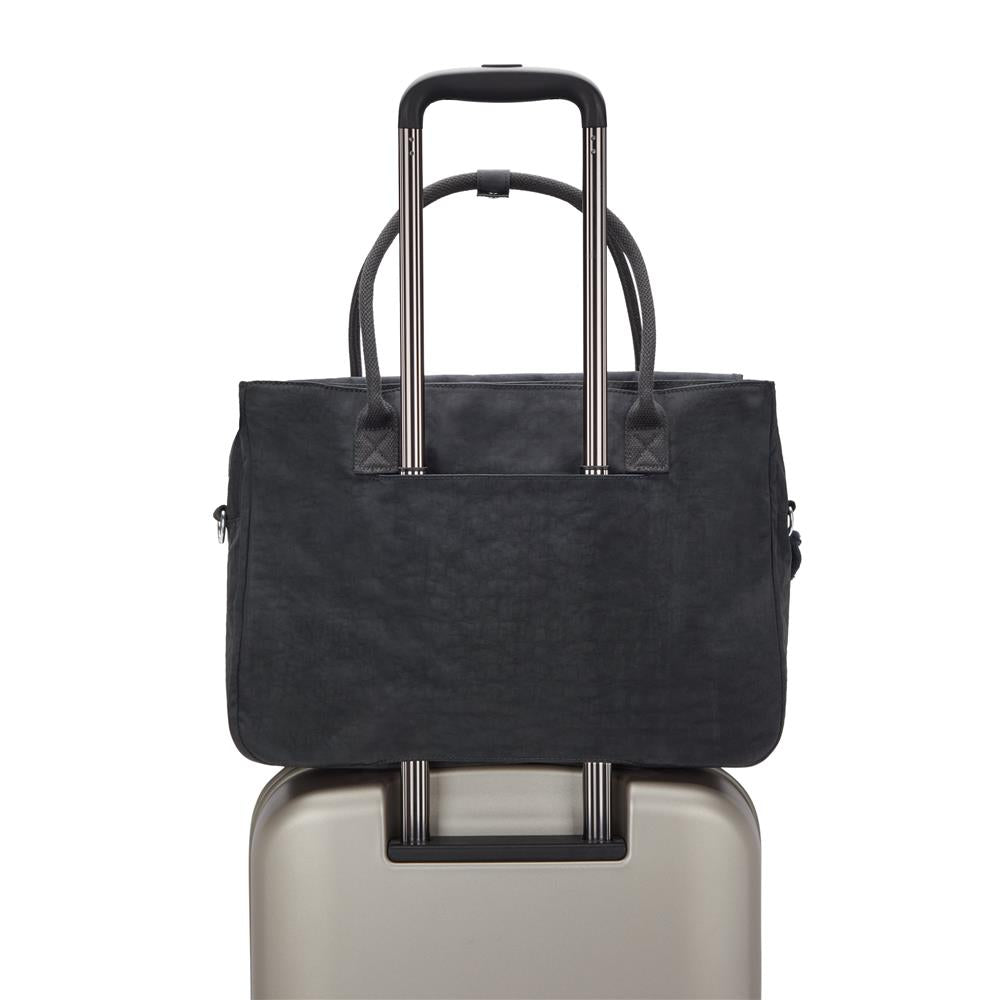 Kipling SUPERWORKER, Arbeitstasche mit 15-Zoll-Laptopfach, 18,5L, Black Noir (schwarz)