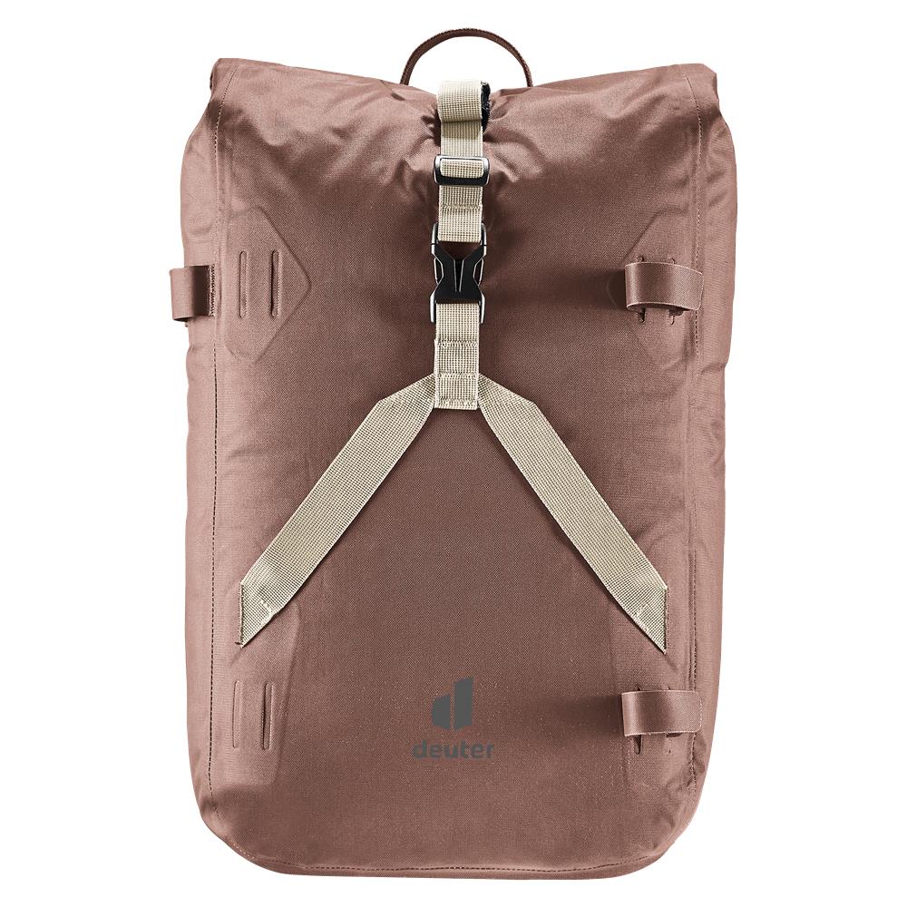 deuter Amager 25+5, Fahrradrucksack, raisin (braun), 29L, Fahrradtasche