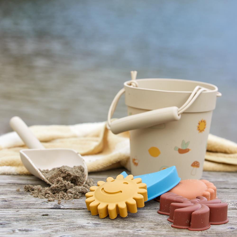 Bloomingville MINI Agnes Strand- & Sandspielzeug aus Silikon, 6er Set