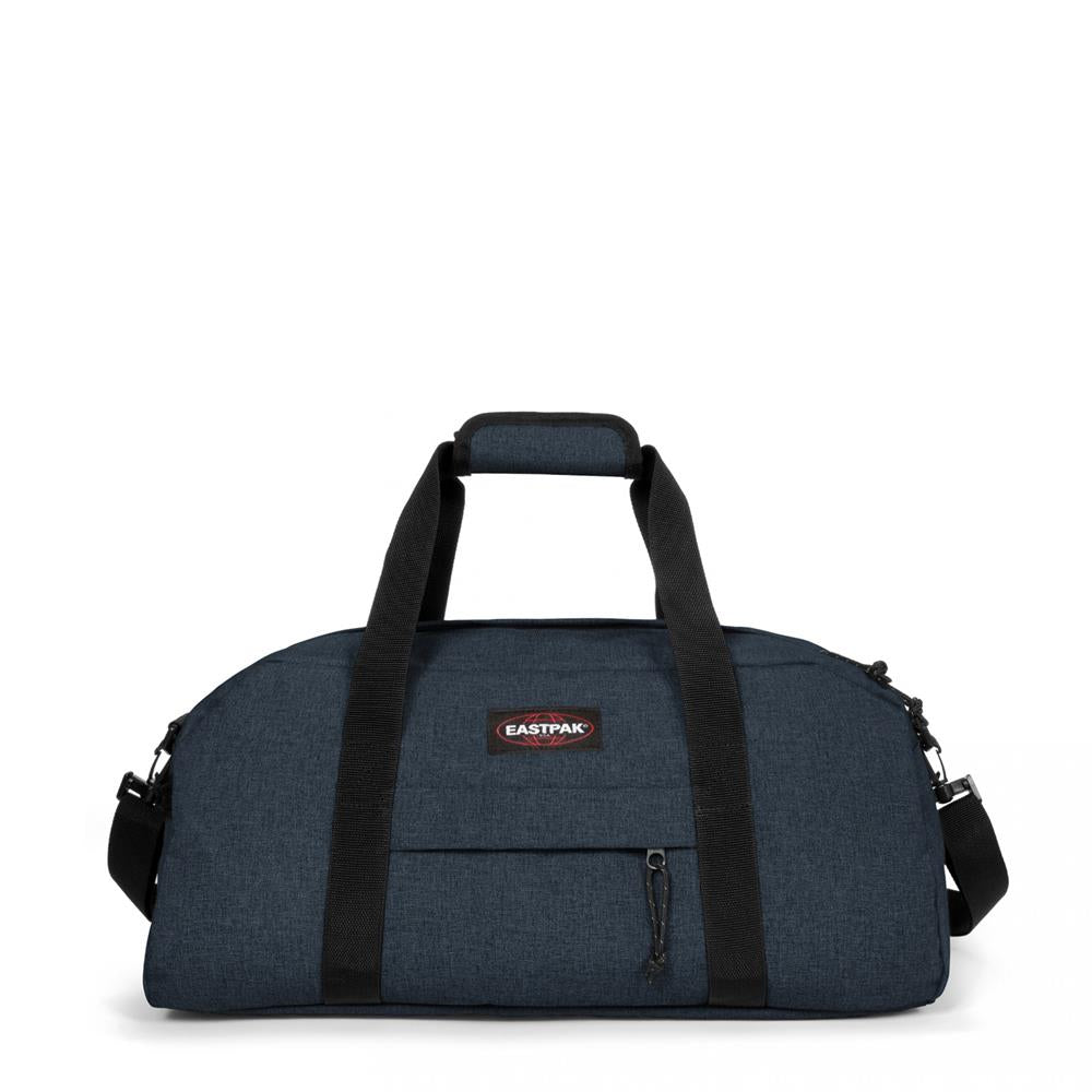 Eastpak STAND +, Kleine Reisetasche, Triple Denim (blau), 34L