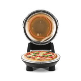 G3Ferrari elektrischer Pizzaofen Napoletana mit Pizzastein schwarz Pizzamaker 1200W für Pizza Ø 31cm