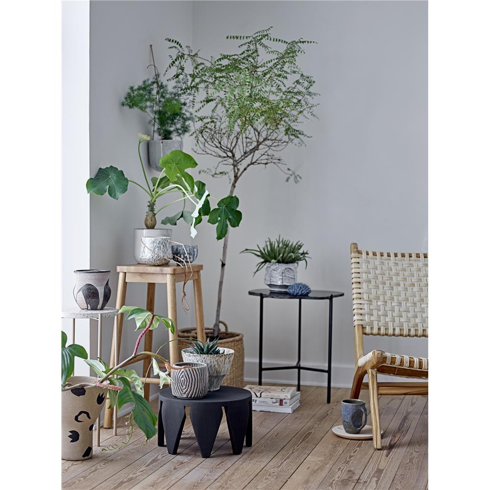 Bloomingville Ilda Blumentopf hängend Grün 14 x 60 x 12 cm Steingut Hängepflanze Pflanztopf