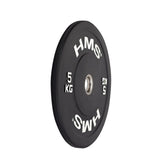 Hantelscheibe 5 kg Gummiert 50 mm Bumper Plate | HMS BBR05