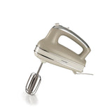 Ariete Vintage Handmixer, Beige, Elektrischer Mixer 450W, 5 Stufen Turbo, Schneebese, Knethaken