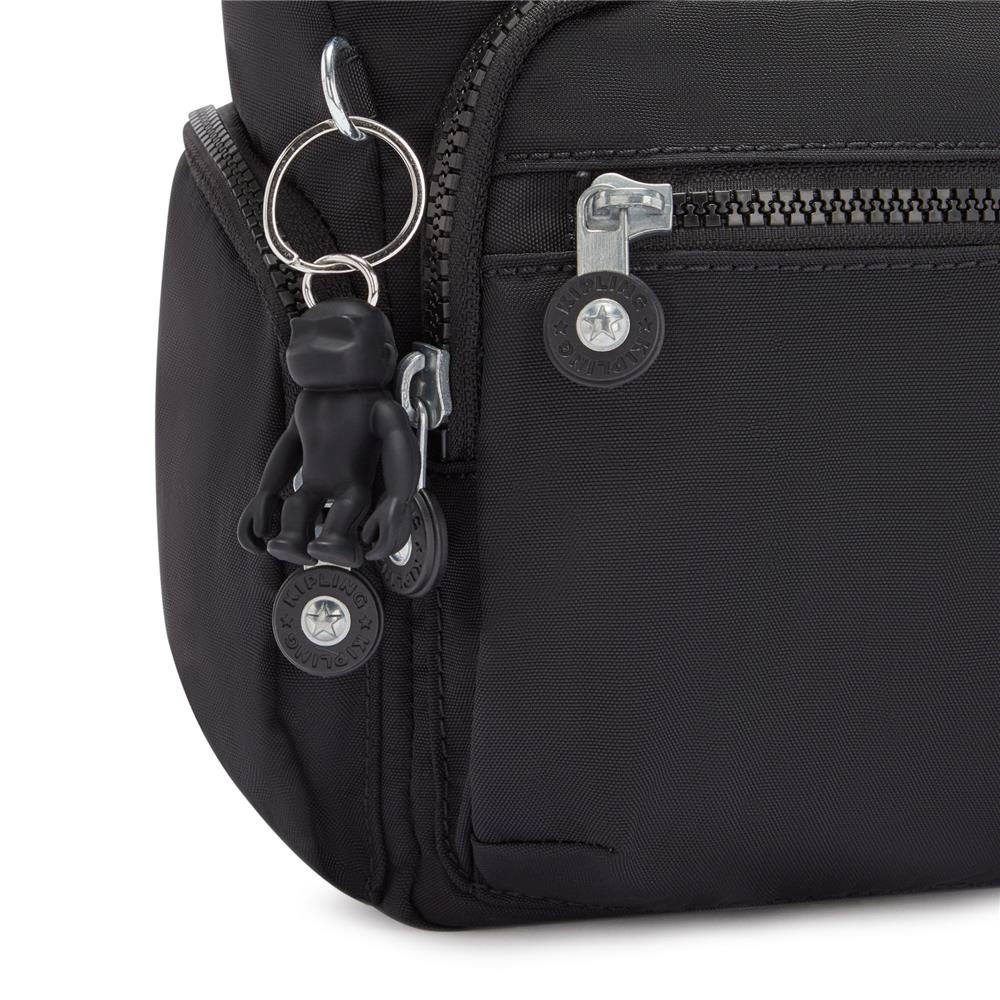Kipling GABBIE S Umhängetasche Black Noir 7 Liter Handyfach